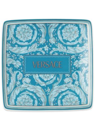 Versace Barocco Coppetta porcelain plate (12cm) - unisex - Porcelain - OS - Blue