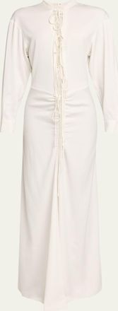 CHRISTOPHER ESBER Bertoia Long-Sleeve Lace-Front Dress