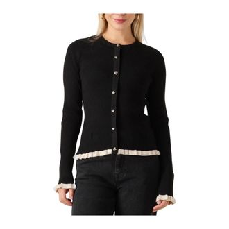 Y.A.S Y.a.s, Truien & Vesten, Dames, Zwart, S, Yasfloma Ls Knit Pullover