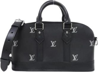 Louis Vuitton Pre-owned Handbag - Dames - Vintage Handtas - Zwart - ONE Size - Leer - Vintage