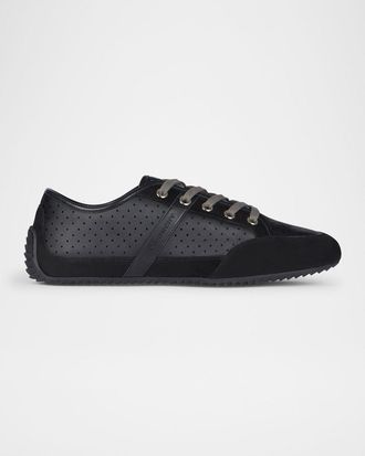 Givenchy Mens Slim Perforated Sneakers
