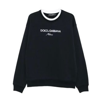 Dolce & Gabbana Hombre, Sudaderas, Azul, Talla: M