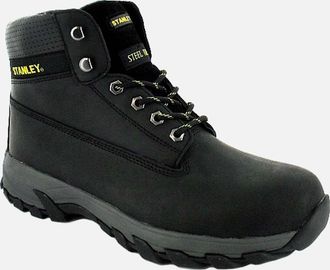 Stanley Mens Stanley Mens Safety Boots Hartford Leather Lace Up black UK Size - Size: 11