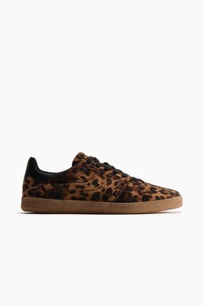 H&M Sneakers in Brown/leopard Print at Nordstrom, Size 11