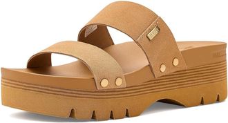 Reef Vista Higher Cleo Womens Sandals Tan Suede : 9.5 M, Leather/Suede