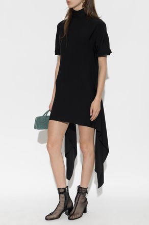 Alaia Top With A Turtleneck, Womens, Black