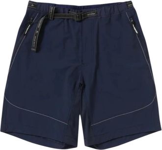 And Wander Stretch wandelshorts met reflecterende naden - Heren - Korte Broeken - Blauw - M - Korte Broeken