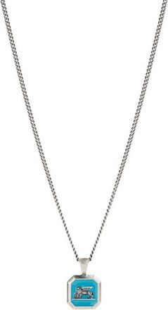 Degs & Sal Venetian Lion Pendant Necklace in Turquoise at Nordstrom