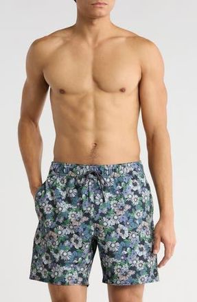 Rvca Tropical Print Board Shorts in Multi/multi at Nordstrom Rack, Size Medium