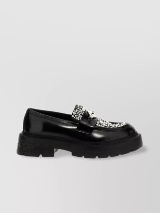Jimmy Choo London leather loafers