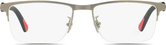 Moncler Occhiali ML5164H con montatura a giorno - Argento