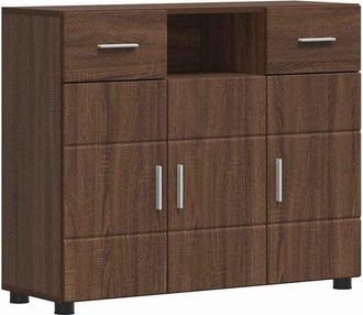 vidaXL Sideboard Brown oak 88.5 x 30.5 x 73 cm Engineered wood vidaXL