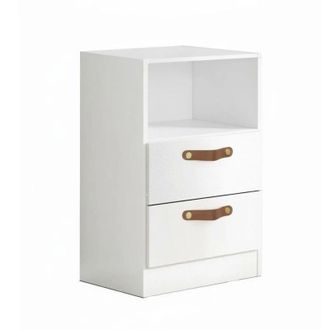 Muemue Cajonera 2 Cajones Blanco 74x42x42cm