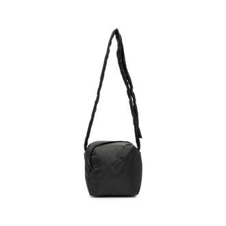 Yohji Yamamoto Tassen, Heren, Zwart, ONE Size, Polyester, Gewatteerde Crossbody Schoudertas