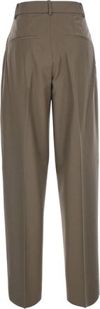 R&oacute;he Womens Trousers Daria Brown Virgin Wool
