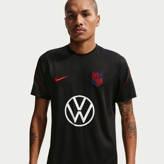 Nike USMNT Strike Nike Mens Soccer Dri-FIT Short-Sleeve Top in Black | IB4979-010