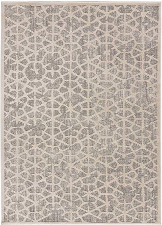 Atticgo Alfombra geométrica beige 160x230 cm
