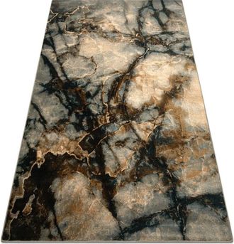 RugsX Rugsx - Alfombra De Lana Omega Elian M&aacute;rmol Iron Verde Green 235x350 Cm