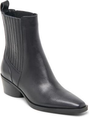 Dolce Vita Faint H2O Waterproof Chelsea Boot in Black Leather H2O at Nordstrom Rack, Size 8.5