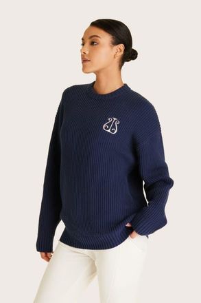Alala Crest Sweater in Navy at Nordstrom, Size X-Small