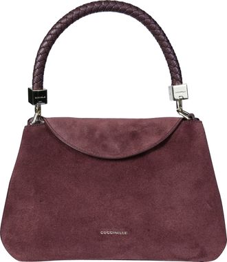 Coccinelle Tiggy Suede Trapezoidal Shoulder Bag