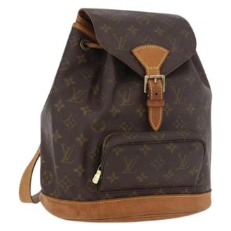 Louis Vuitton Pre-owned Vintage Montsouris Backpack - unisex - Louis Vuitton Vintage - Vintage Backpacks - Brown - ONE SIZE - Pre-owned