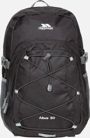 Trespass Albus 30 Litre Casual Rucksack/Backpack - Black - Size: ONE size