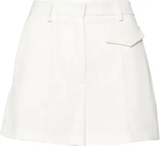 Blanca Vita Sofora tailored shorts - women - Polyester/Elastane - 46 - White
