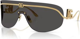 Dolce & Gabbana Sunglasses, female, Yellow, Size: 40 MM Gold/Grey Sunglasses DG 2320