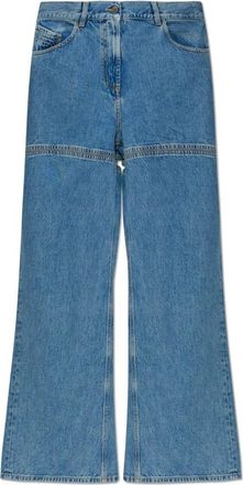 The Attico Wide-leg Jeans - Dames - Loose Fit Jeans - Blauw - W29 - Katoen - Jeans