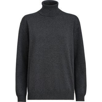 Brunello Cucinelli Cashmere sweater with monili in Anthracite at Nordstrom, Size Xx-Large Eu