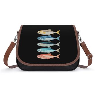 Generic Cute Sardine Fish Fashion Womens Crossbody Bags Novelty Handbag Shoulder Bag Purse