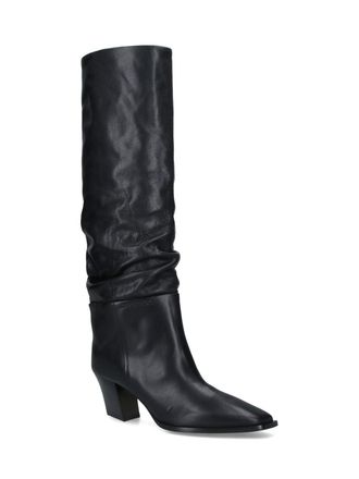 Jimmy Choo London Womens Boots Black Outer: Calf Leather