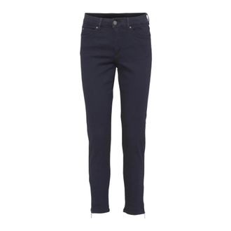 C.Ro Dames, Jeans, Blauw, Maat: XS Katoen