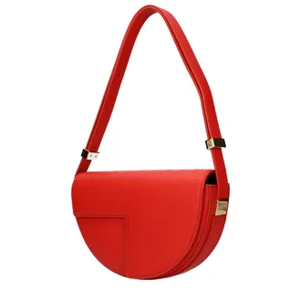 Patou Leather Shoulder Bag - Red