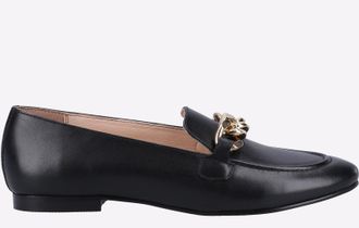 Hush Puppies Harper Chain Loafer Womens - Black - Size UK 5