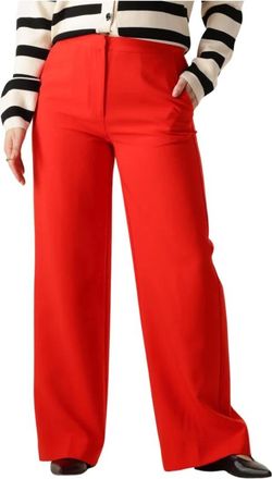 Another Label Broeken, Dames, Rood, XS, Moore Broek