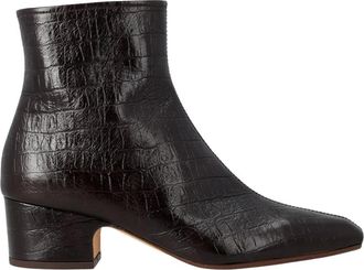 Chie Mihara Cumiya Veterschoenen - Dames - Laarzen met Hak - Bruin - 37 1/2 EU - Leer - Schoenen