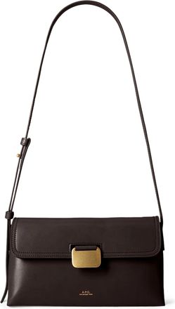 A.P.C. Sac Simone Small Gold Closure Shoulder Bag
