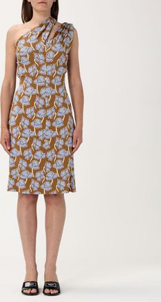 Versace Bloemenprint Eendragsjurk