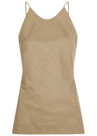 Calvin Klein Erin Wool-blend top - Light Brown - 46 (UK14 / L)