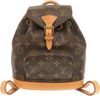 Louis Vuitton Pre-owned Backpacks, female, Brown, Size: ONE SIZE Pre-owned Canvas louis-vuitton-bags