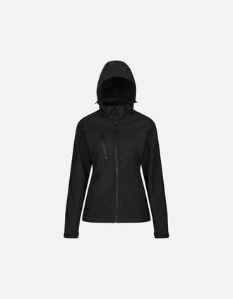 Regatta Womens Regatta Professional Womens/Ladies 3 Layer Membrane Soft Shell Jacket - Black - Size: 20