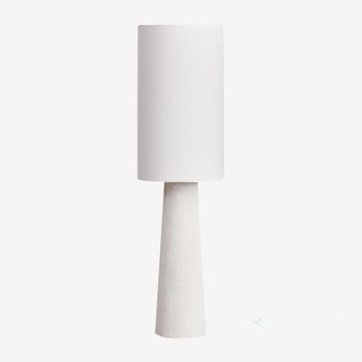Sklum Lampada Da Terra In Lino E Fibra Di Vetro Loana Sklum