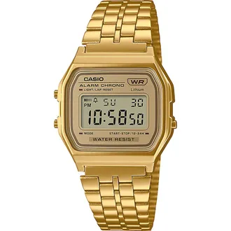 Casio Collection Vintage Unisexs Gold Watch A158WETG-9AEF Stainless Steel - One Size