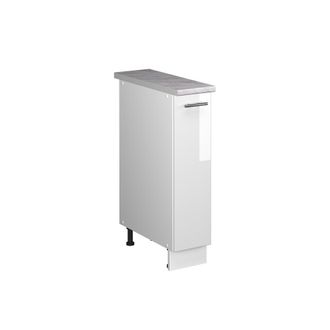Vicco Mueble De Botica Fame-line, Blanco Alto Brillo/blanco, 20 Cm, Et M&aacute;rmol, Vicco
