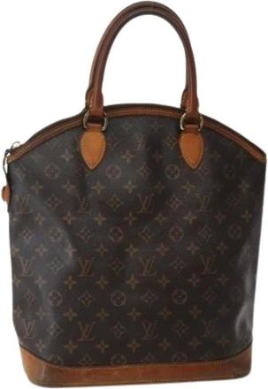 Louis Vuitton Pre-owned Vintage Canvas Handtas - Dames - Vintage Handtas - Bruin - ONE Size - Vintage