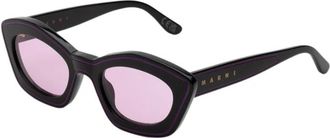 Marni Royal Purple Zonnebril Kea Island - unisex - Zonnebrillen - Zwart - 53 MM - Accessoires
