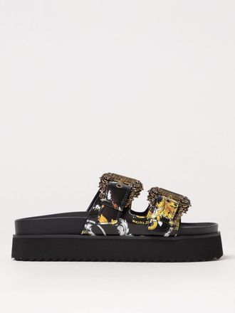 シューズ・サンダルその他 VERSACE JEANS COUTURE Woman Flat sandals Gold 74VA3SQ7ZS626 Versace Jeans Couture Sandals − Sale: up to −40% | Stylight