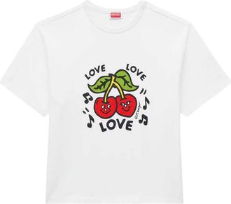 Kenzo Kenzo Sounds geborduurd oversized katoenen T-shirt